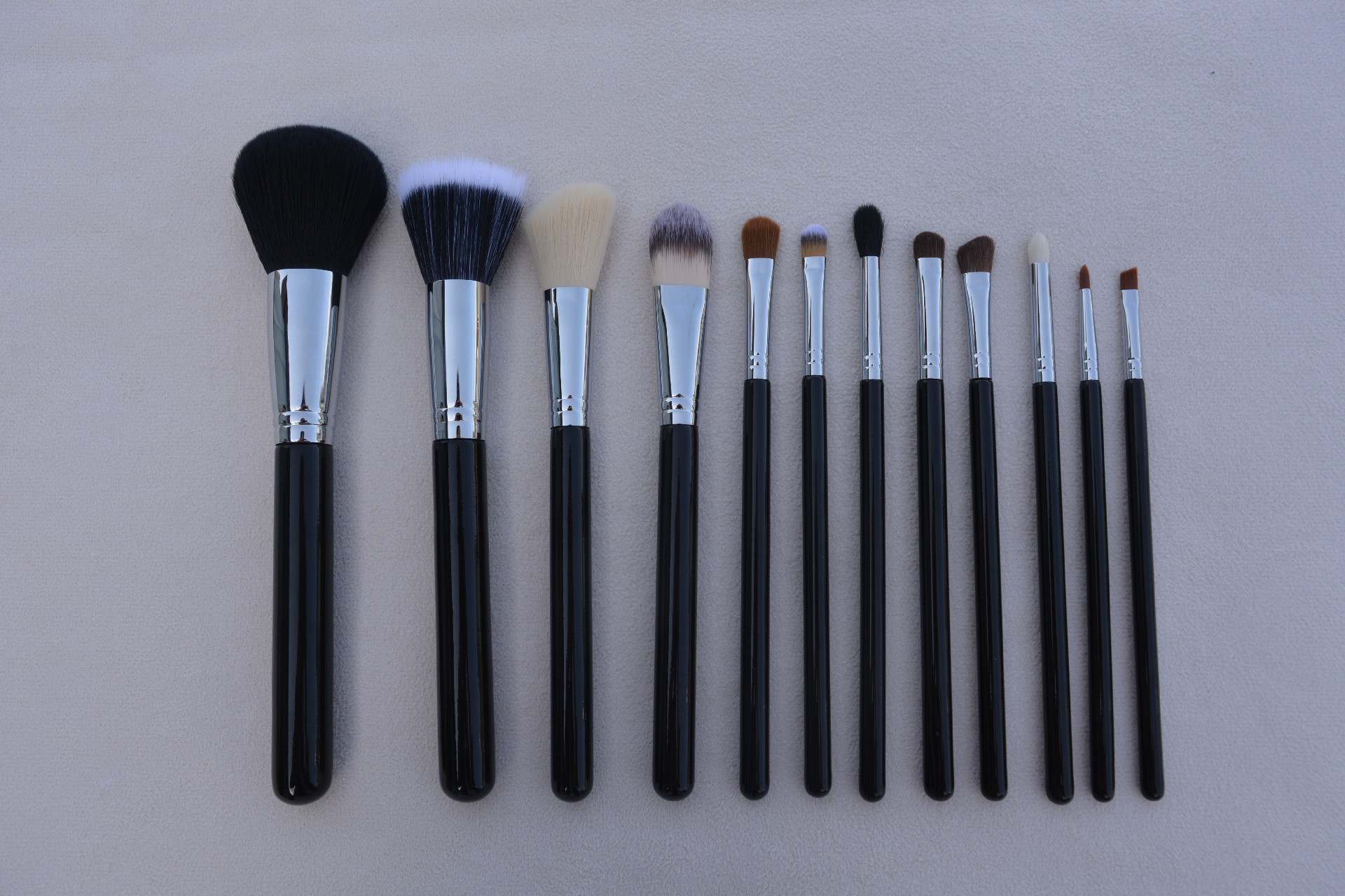 12pc Classic brush set-Copper ferrule or Aluminum ferrule welcomed