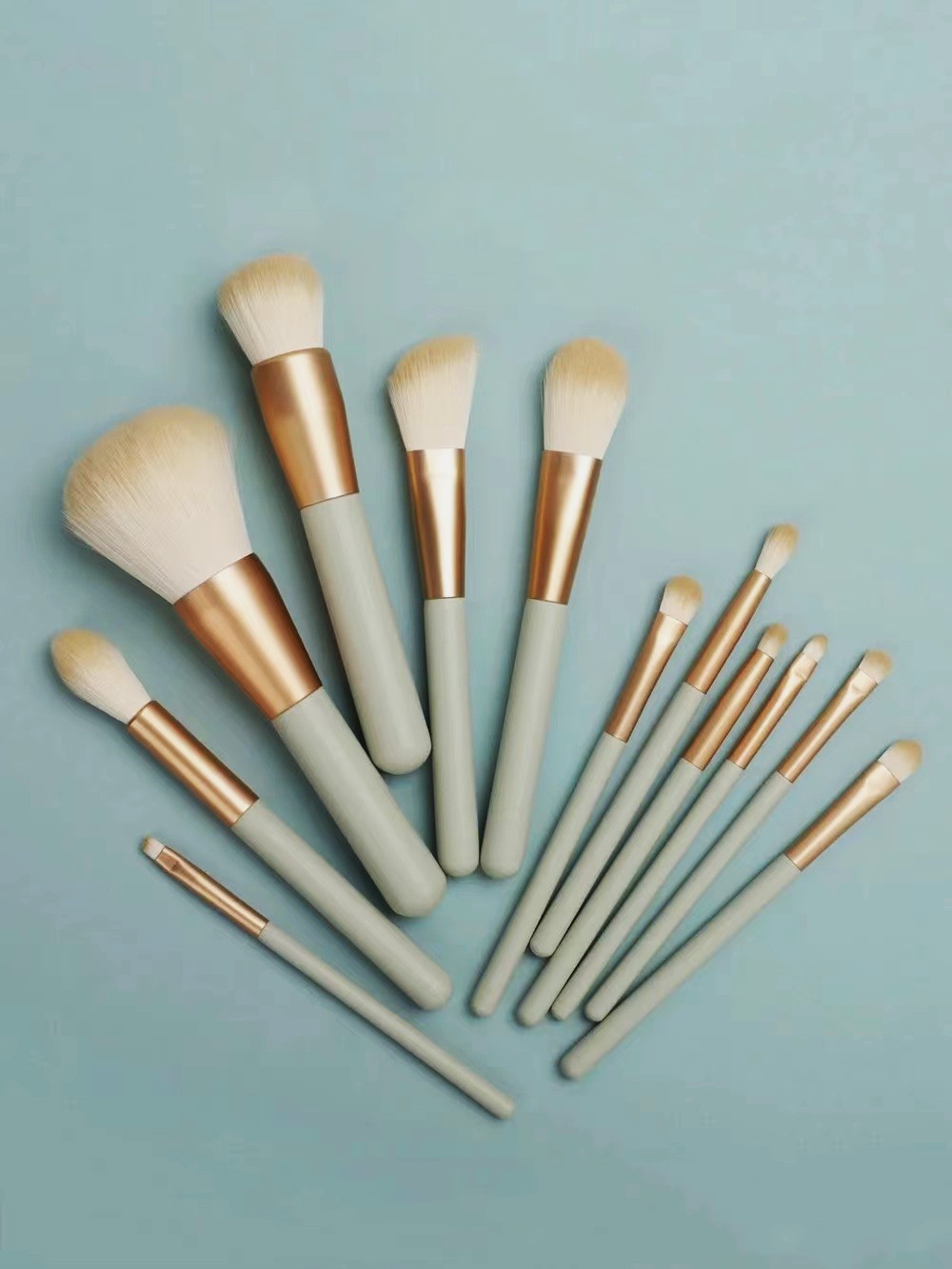 12pc Gold brush set OEM