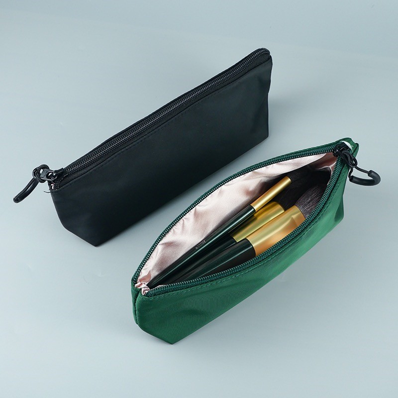 OEM Private Label Zipper Purple Makeup Bag For Promotional Gift Giveaway Ideas