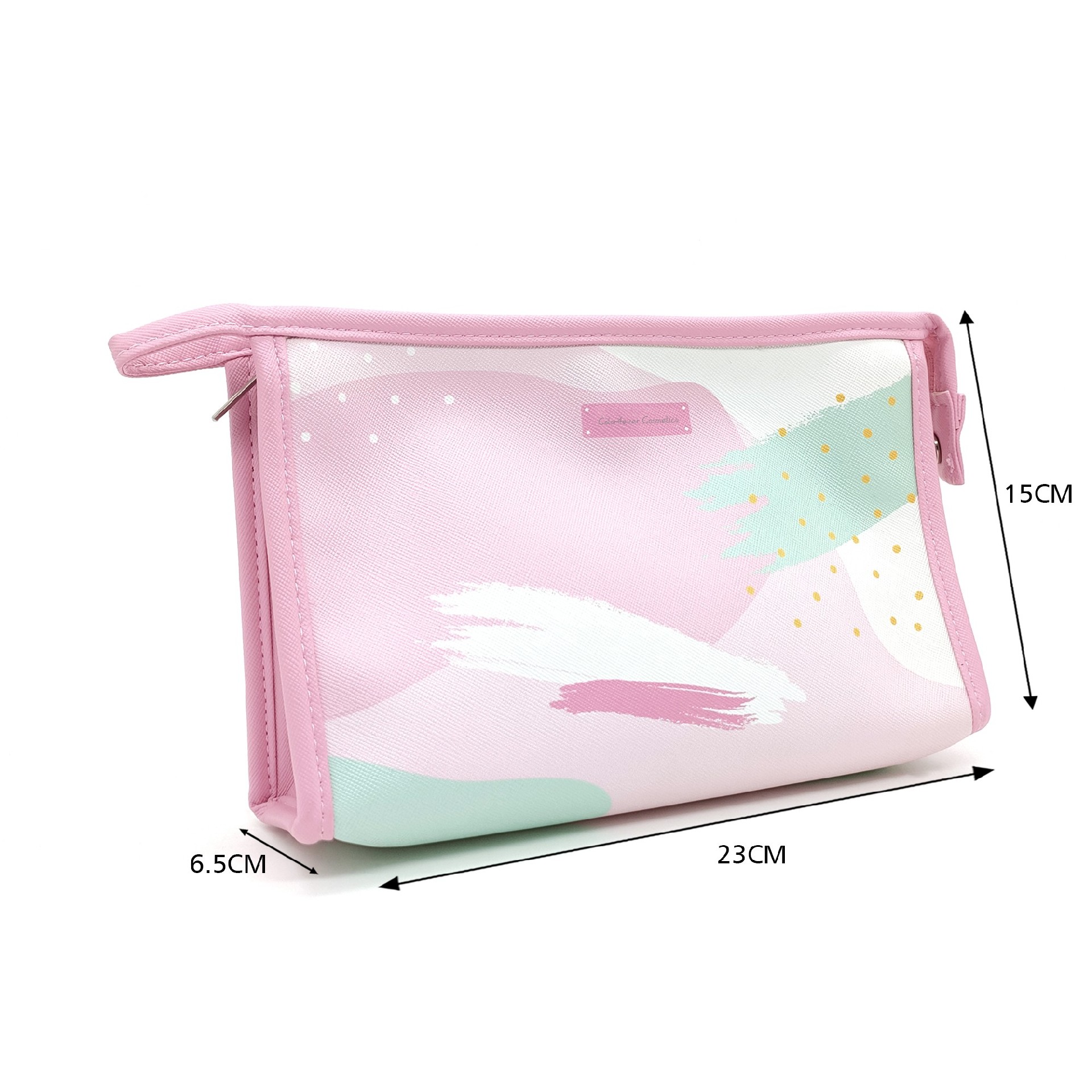 Pink Makeup brushes Makeup bag